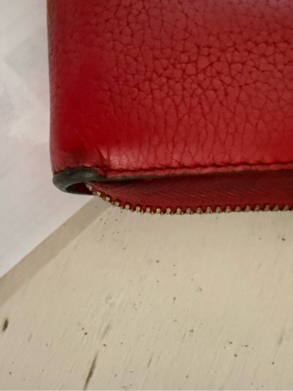 Gucci Red leather Coco Captain full zip long wallet - Picture 9 of 15